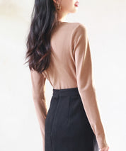 暖かいフリースクルーネックトップスsdprd001s