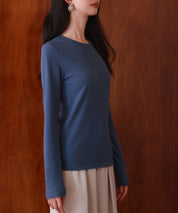 暖かいフリースクルーネックトップスsdprd001s