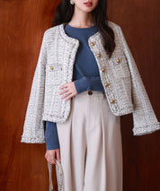 暖かいフリースクルーネックトップスsdprd001s