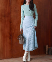 暖かいフリースクルーネックトップスsdprd001s