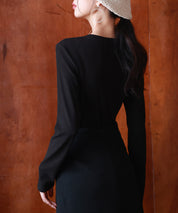 暖かいフリースクルーネックトップスsdprd001s