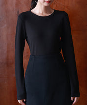 暖かいフリースクルーネックトップスsdprd001s