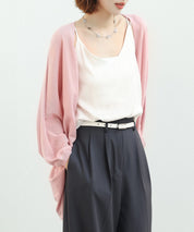 ドルマンスリーブニットボレロカーディガンsdpxyf2941 ピンク