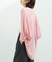 ドルマンスリーブニットボレロカーディガンsdpxyf2941 ピンク