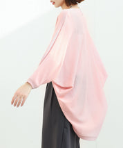 ドルマンスリーブニットボレロカーディガンsdpxyf2941 ピンク