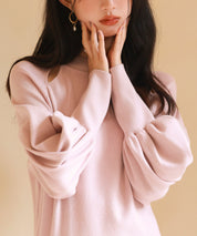 ふんわりスリープニットプルオーバーsdpxyf2972 ピンク