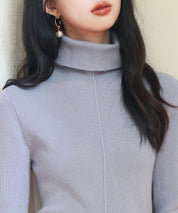 タートルネックニットプルオーバーsdpxyf2990 グレー