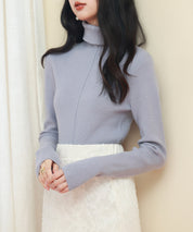 タートルネックニットプルオーバーsdpxyf2990 グレー