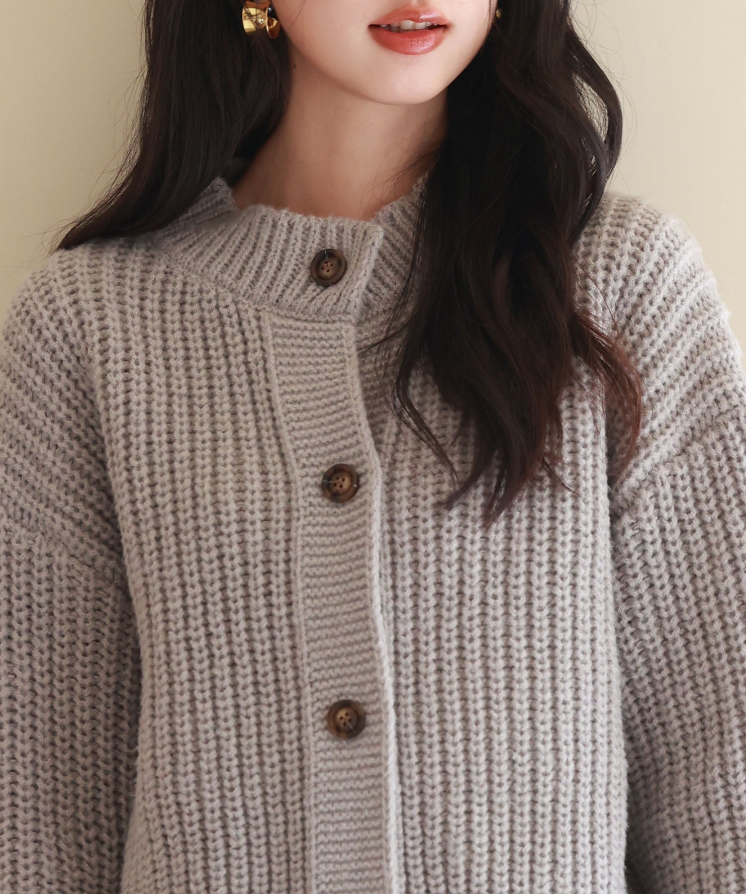 2wayドロップショルダーニットsdpxyf2998 グレー