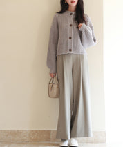 2wayドロップショルダーニットsdpxyf2998 グレー