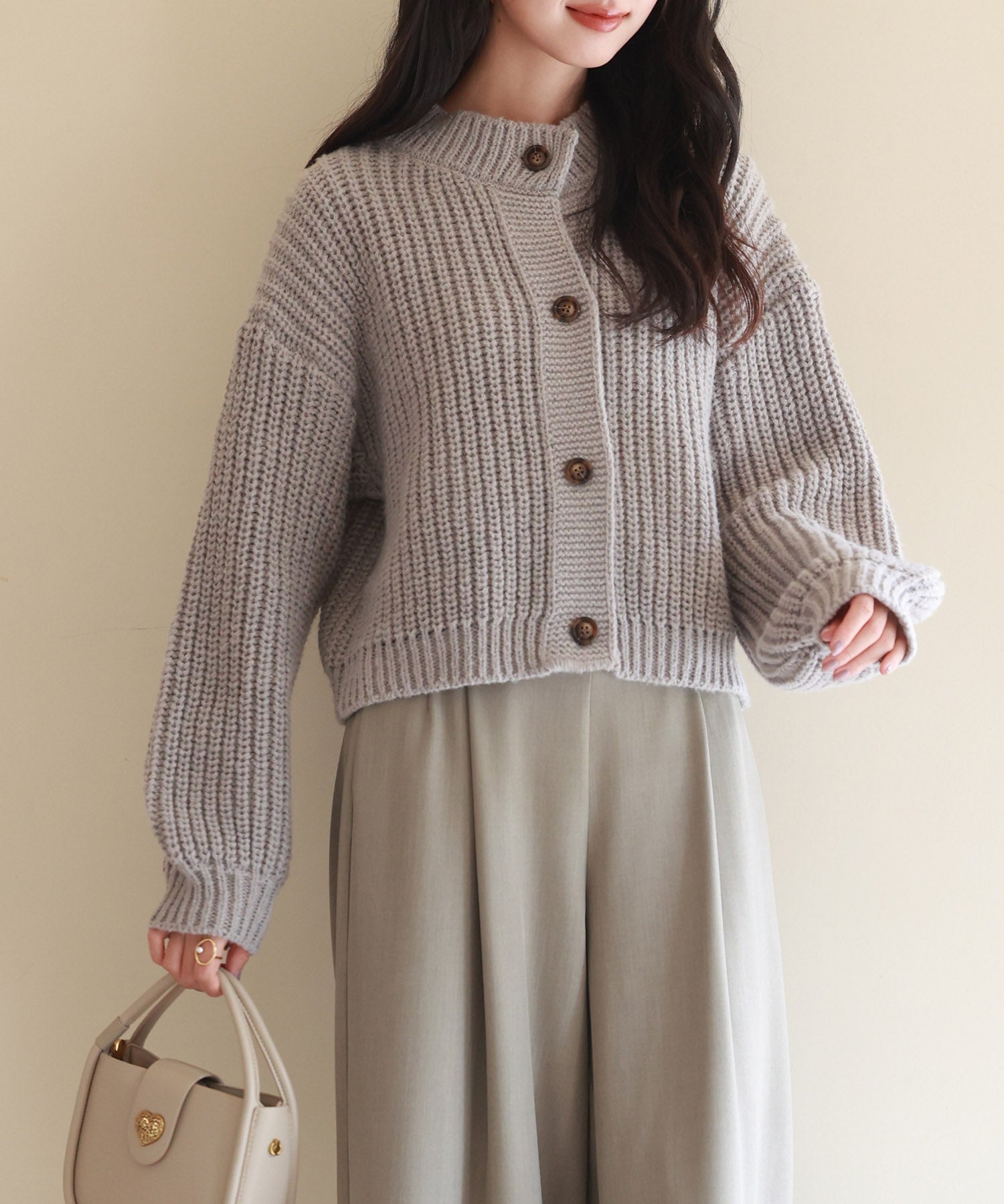 2wayドロップショルダーニットsdpxyf2998 グレー