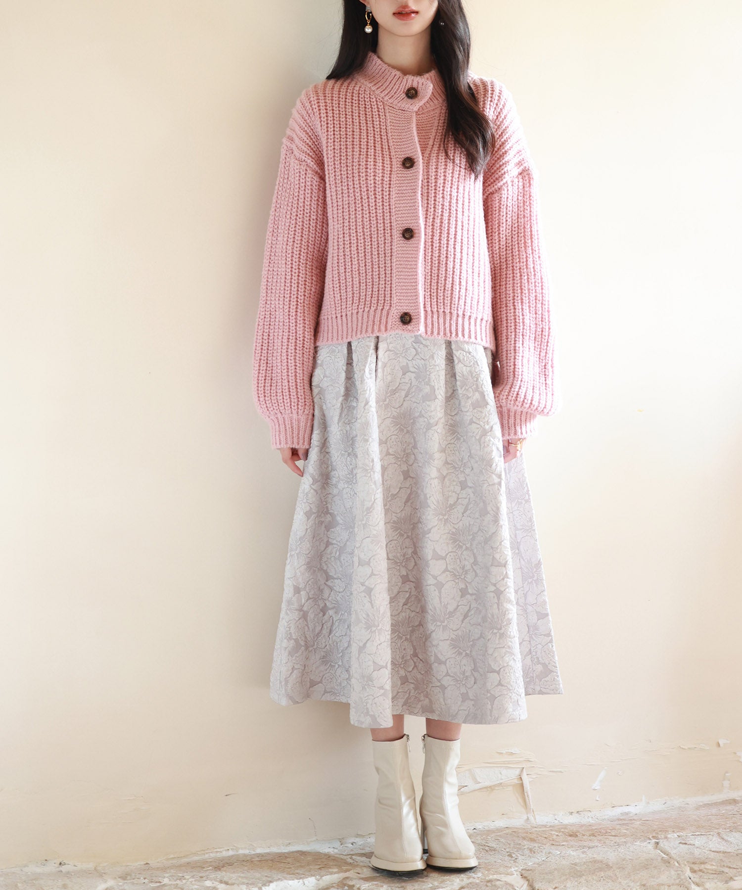 2wayドロップショルダーニットsdpxyf2998 ピンク