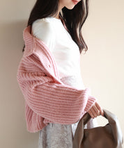 2wayドロップショルダーニットsdpxyf2998 ピンク