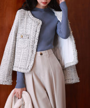 リブ編みプチハイネックニットプルオーバーsdpxyf3015 ブルーグレー