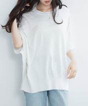 クルーネックニットプルオーバーsdpxyf3071 ホワイト