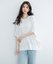 クルーネックニットプルオーバーsdpxyf3071 ホワイト