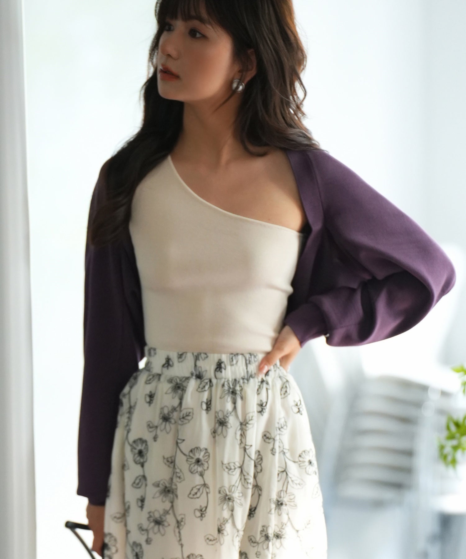 ドルマンスリーブボレロカーディガンsdpxyf6020-103-15