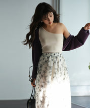 ドルマンスリーブボレロカーディガンsdpxyf6020 パープル