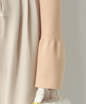 【選べる2type】前後2wayボウタイリボンニットsdpxyf6306 ブラウン