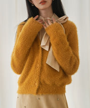 柔らかいシャギーニットカーディガンsdpxyf6310-101-171