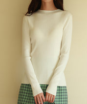 ランダムリブリブ編みニットプルオーバーsdpxyf6313-103-38