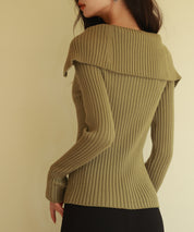 2wayジップニットプルオーバーsdpxyf6317 カーキ