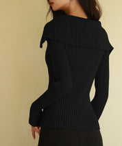 2wayジップニットプルオーバーsdpxyf6317 ブラック