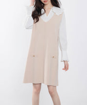 ノースリーブニットワンピースsdpxyf6320 アイボリー