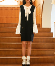 ノースリーブニットワンピースsdpxyf6320 ブラック