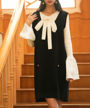 ノースリーブニットワンピースsdpxyf6320 ブラック