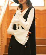 ノースリーブニットワンピースsdpxyf6320 ブラック