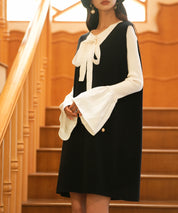 ノースリーブニットワンピースsdpxyf6320 ブラック