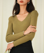 タックスリーブリブニットプルオーバーsdpxyf6321-102-22