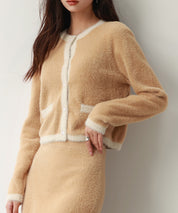 配色シャギーニットカーディガンsdpxyf6337-103-17