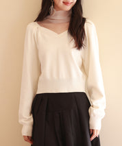 レイヤード風ニットプルオーバsdpxyf6398-103-38