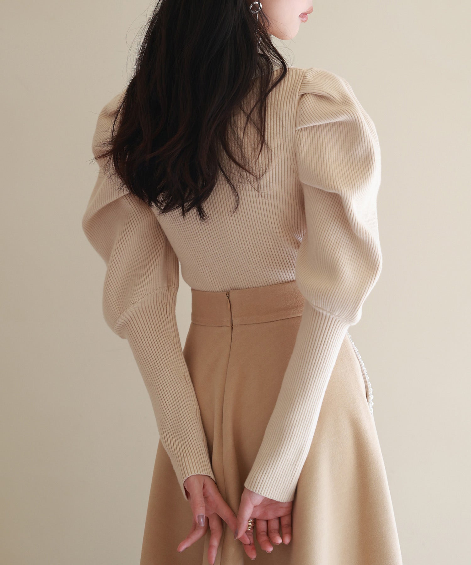 配色カラーマトンスリーブニットプルオーバーsdpxyf6502