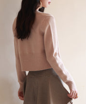 ビジューボタンニットカーディガンsdpxyf6529 ピンクベージュ