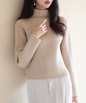 暖かい&着心地抜群タートルネックニットsdpxyf6538 ベージュ