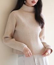暖かい&着心地抜群タートルネックニットsdpxyf6538 ベージュ