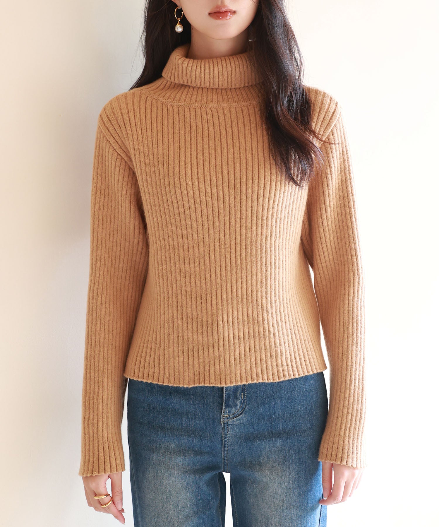 暖かい&着心地抜群タートルネックニットsdpxyf6538-103-17