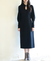 ハイゲージ編み長袖ニットワンピースsdpxyf6560-103-8