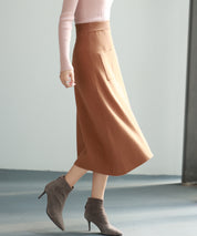 イレギュラーヘムニットフレアスカートsdpxyf7028 ブラウン