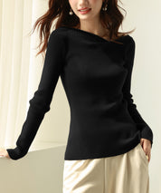 イレギュラーネックニットプルオーバーsdpxyf7042-103-8