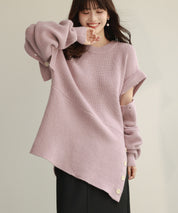 2way着回し抜群チュニック丈ニットプルオーバsdpxyf7051-103-100