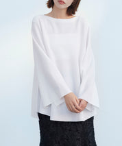 ビックシルエットフレアスリーブサマーニットプルオーバーsdpxyf9281b-103-1