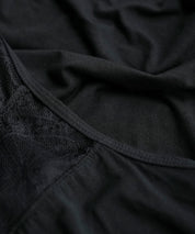 レースインナータンクトップtf003 ブラック