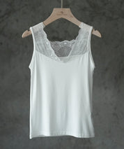 レースインナータンクトップtf003 ホワイト