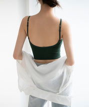 ミディ丈Uネックブラトップtfqtm759 グリーン