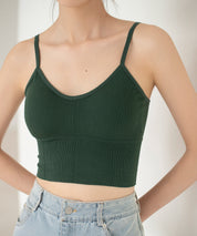 ミディ丈Uネックブラトップtfqtm759 グリーン