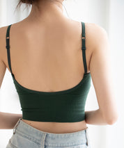 ミディ丈Uネックブラトップtfqtm759 グリーン